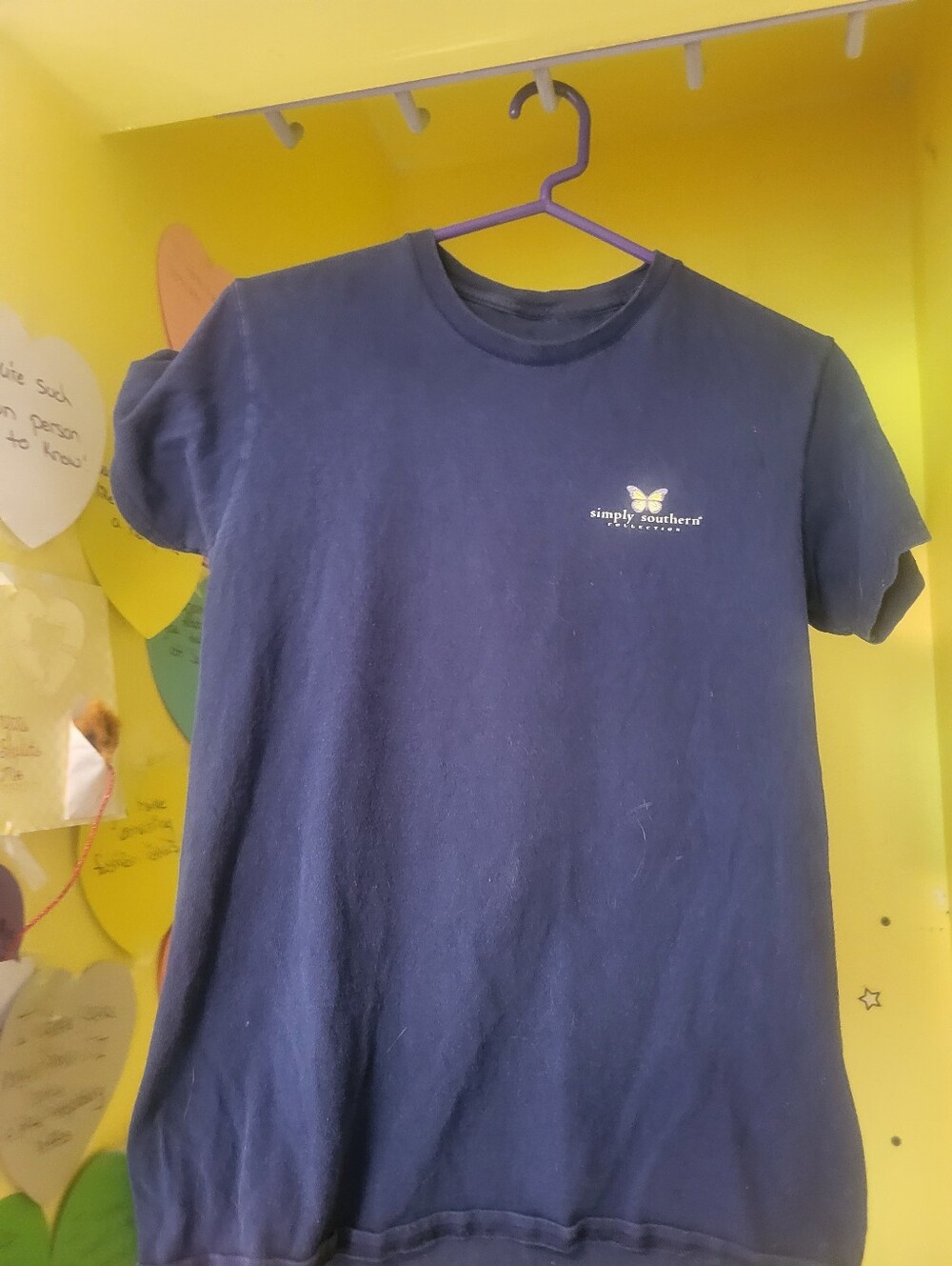 Simply Southern Navy Short Sleeve Tee Size M